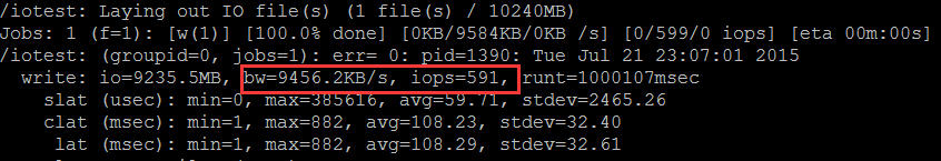 阿里云SSD云盘性能测试：每GB空间30个IOPS